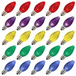 Vickerman Christmas Light Bulb Replacement (25 Pack) (00718)