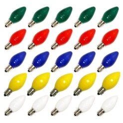 Action Lighting Christmas Light Bulb Replacement (25 Pack) (00720)