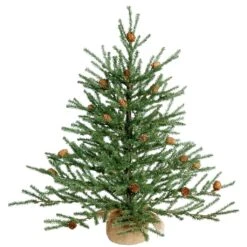 Vickerman Unlit Artificial Christmas Tree With Pine Cones (02303)