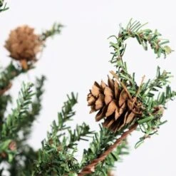 Vickerman Unlit Artificial Christmas Tree With Pine Cones (02303) 8 Vickerman Unlit Artificial Christmas Tree With Pine Cones (02303) -Light Bulbs Shop 02303pinecone2md