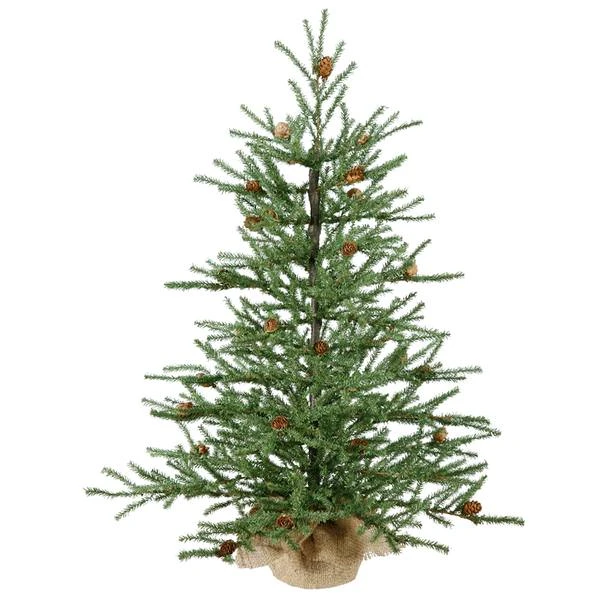 Vickerman Unlit Artificial Christmas Tree With Pine Cones (02311) 2 Vickerman Unlit Artificial Christmas Tree With Pine Cones (02311) - Image 2