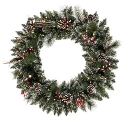 Vickerman Pre-Lit Artificial Christmas Wreath (18809)