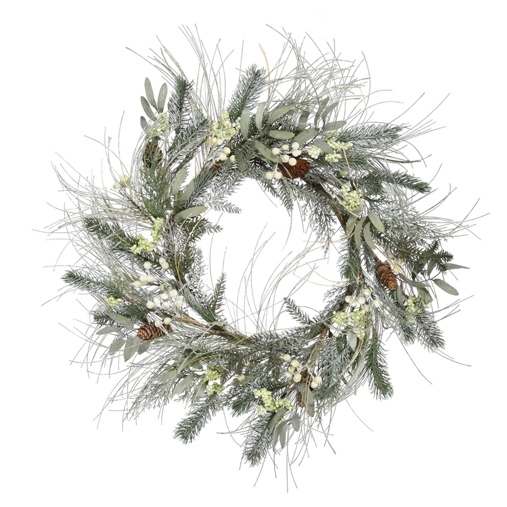 Vickerman Artificial Unlit Christmas Wreath (199626) 1 Vickerman Artificial Unlit Christmas Wreath (199626)