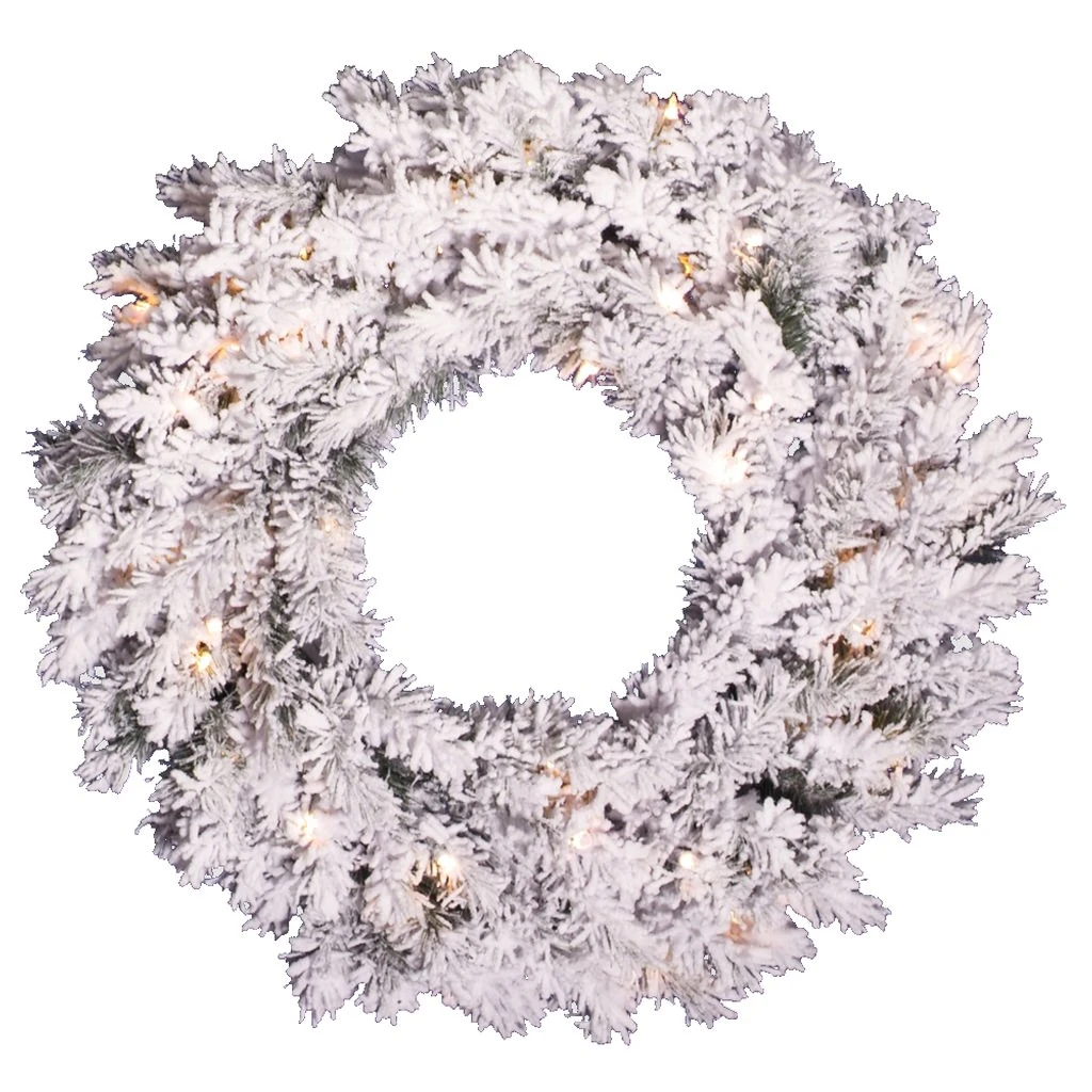 Vickerman Pre-Lit Artificial Christmas Wreath (20989) 1 Vickerman Pre-Lit Artificial Christmas Wreath (20989)