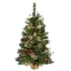 Vickerman Pre-Lit Artificial Christmas Tree With Berries And Pine Cones (22395)