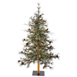 Vickerman Unlit Artificial Christmas Tree With Pine Cones (22437)