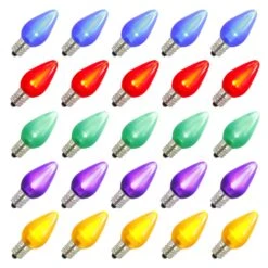 Vickerman Christmas Light Bulb Replacement (25 Pack) (25828)