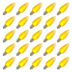 Vickerman Christmas Light Bulb Replacement (25 Pack) (25857)