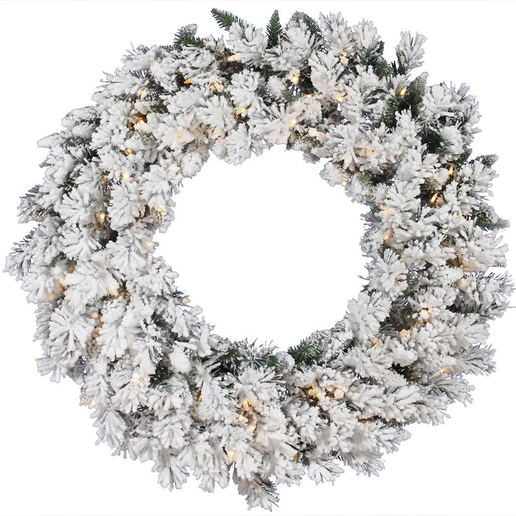 Vickerman Pre-Lit Artificial Christmas Wreath (26953) 1 Vickerman Pre-Lit Artificial Christmas Wreath (26953)