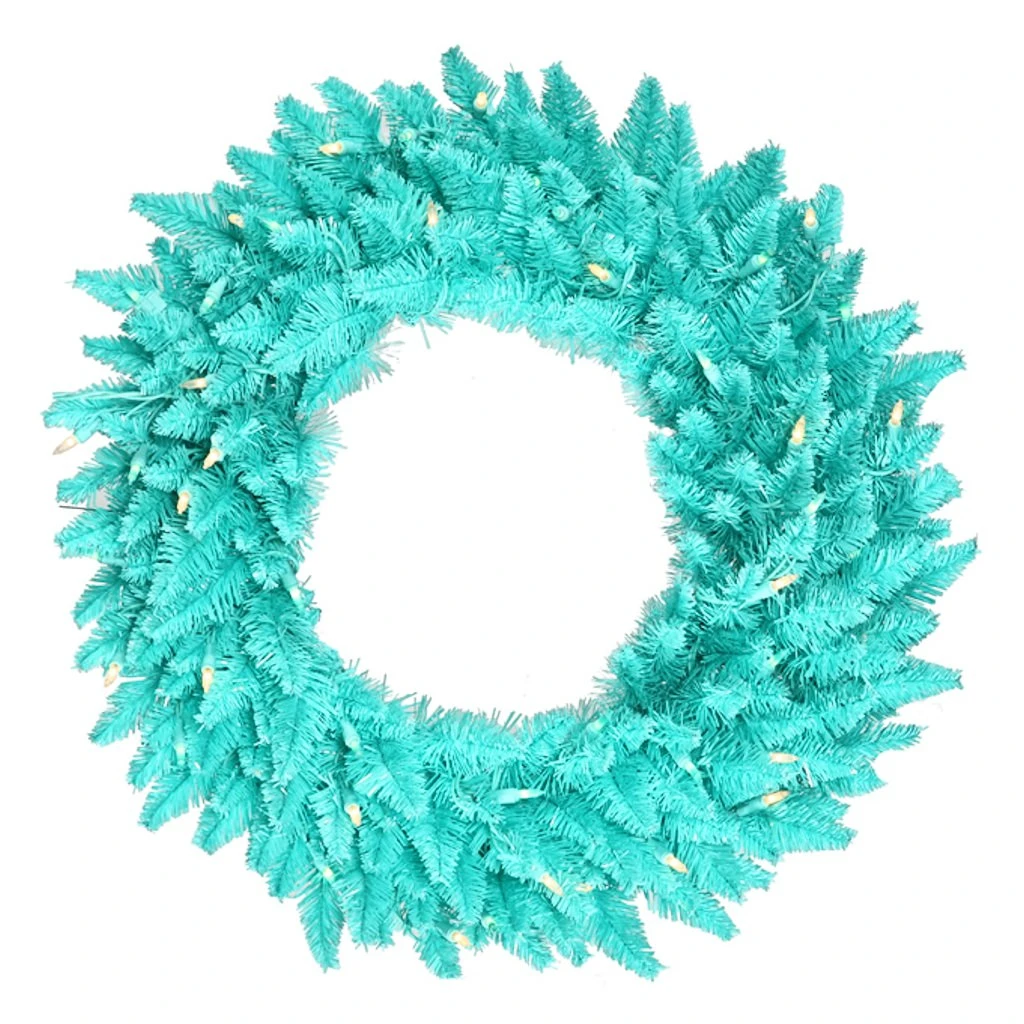 Vickerman Pre-Lit Artificial Christmas Wreath (30555) 1 Vickerman Pre-Lit Artificial Christmas Wreath (30555)