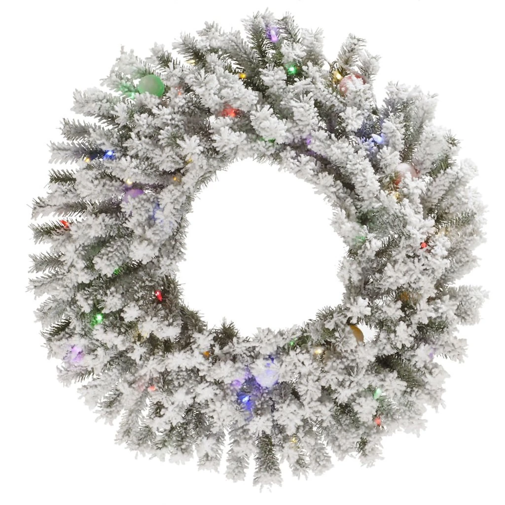 Vickerman Pre-Lit Christmas Wreath (32355) 1 Vickerman Pre-Lit Christmas Wreath (32355)