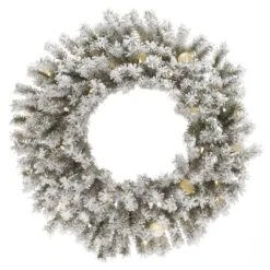 Vickerman Pre-Lit Artificial Christmas Wreath (32357)