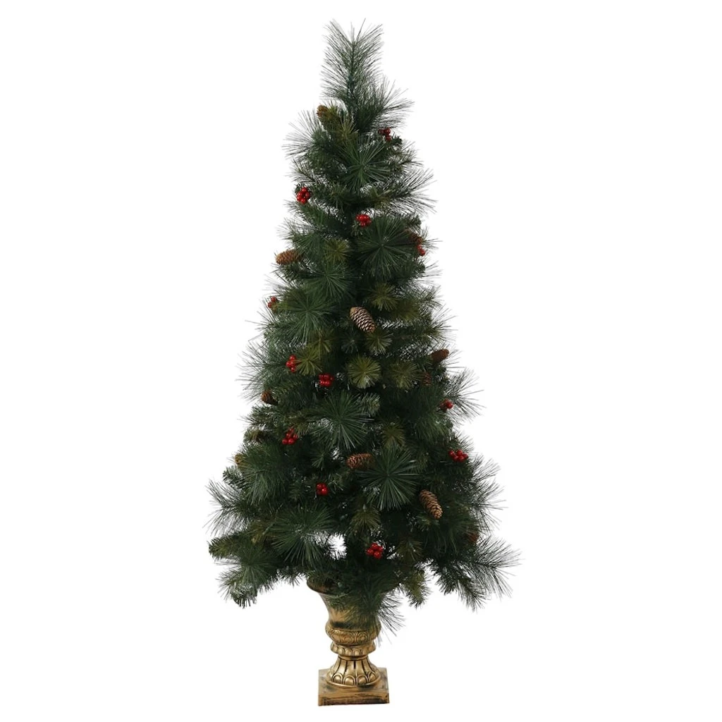 Vickerman Unlit Artificial Christmas Tree With Berries And Pine Cones (334836) 1 Vickerman Unlit Artificial Christmas Tree With Berries And Pine Cones (334836)