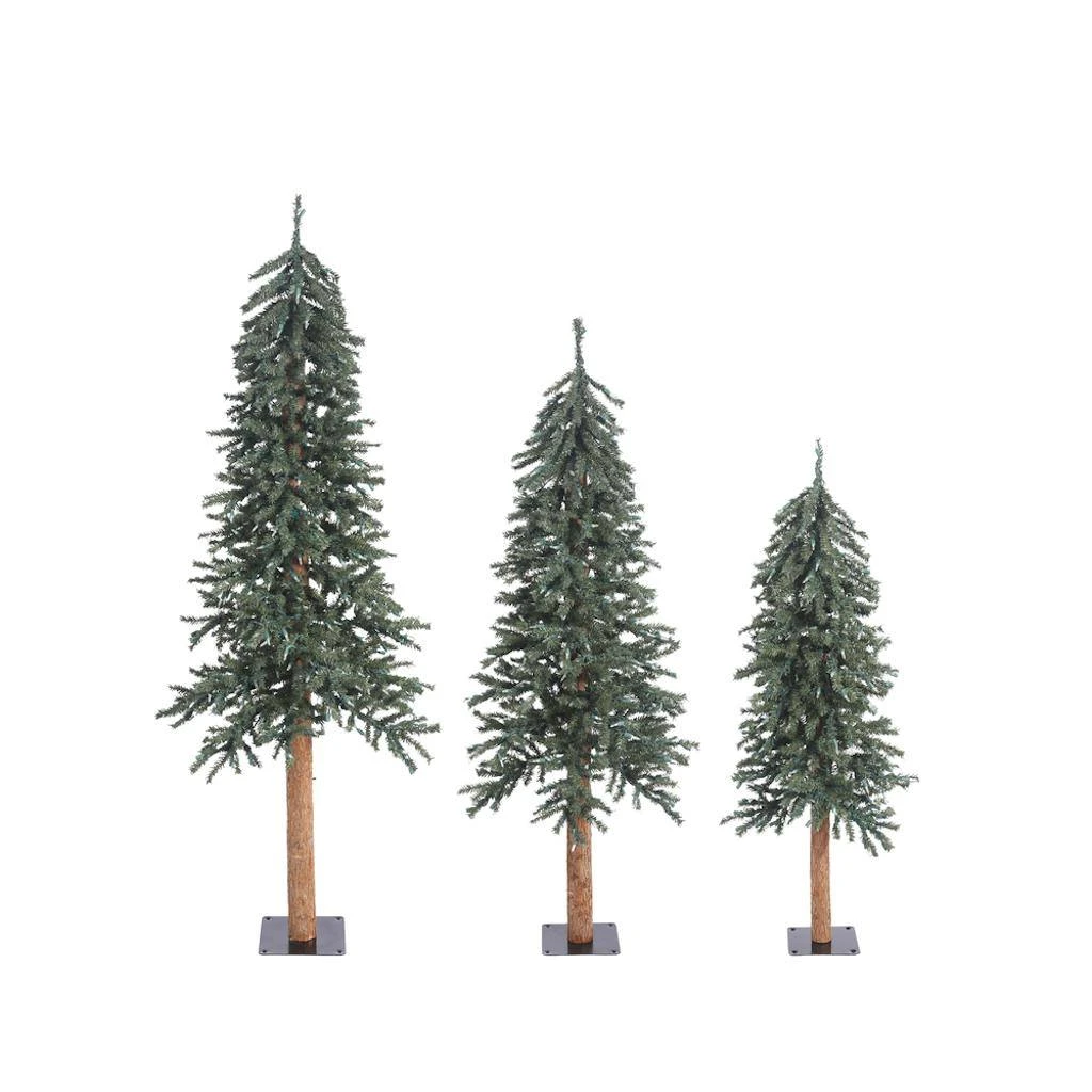 Vickerman Unlit Artificial Christmas Tree (Set Of 3) (362297) 1 Vickerman Unlit Artificial Christmas Tree (Set Of 3) (362297)