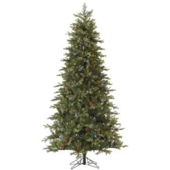 Vickerman Pre-Lit Artificial Christmas Tree With Pine Cones (Includes On / Off Foot Switch) (36535)
