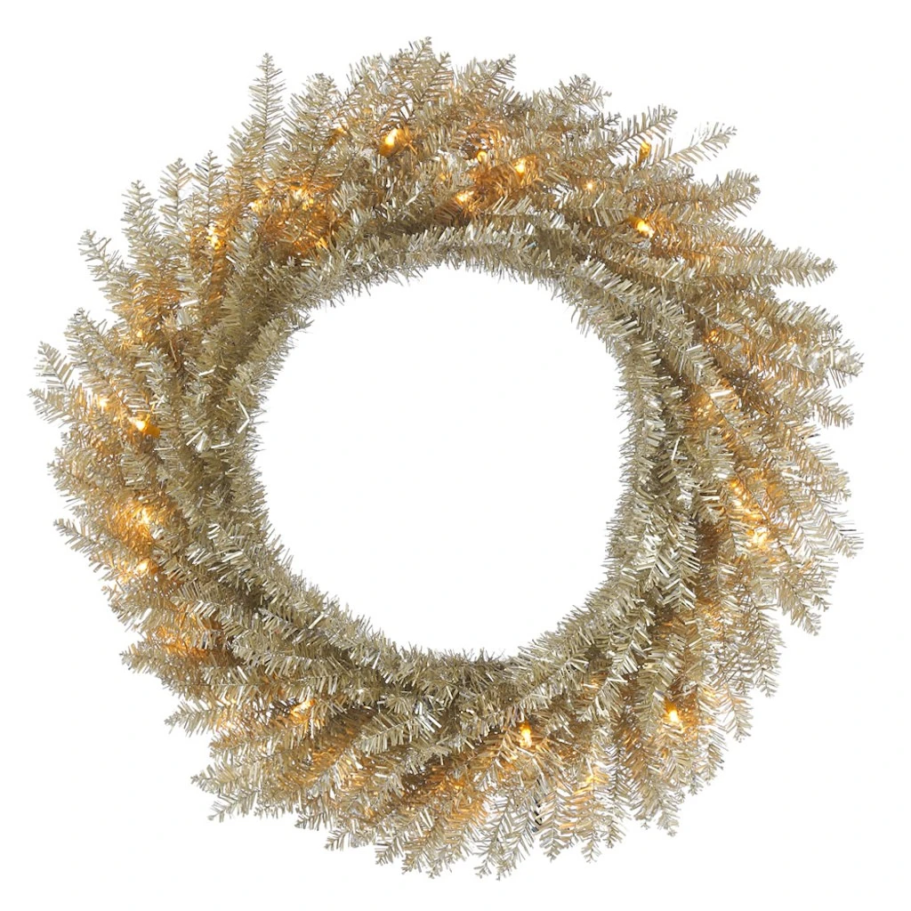 Vickerman Pre-Lit Artificial Christmas Wreath (370049) 1 Vickerman Pre-Lit Artificial Christmas Wreath (370049)