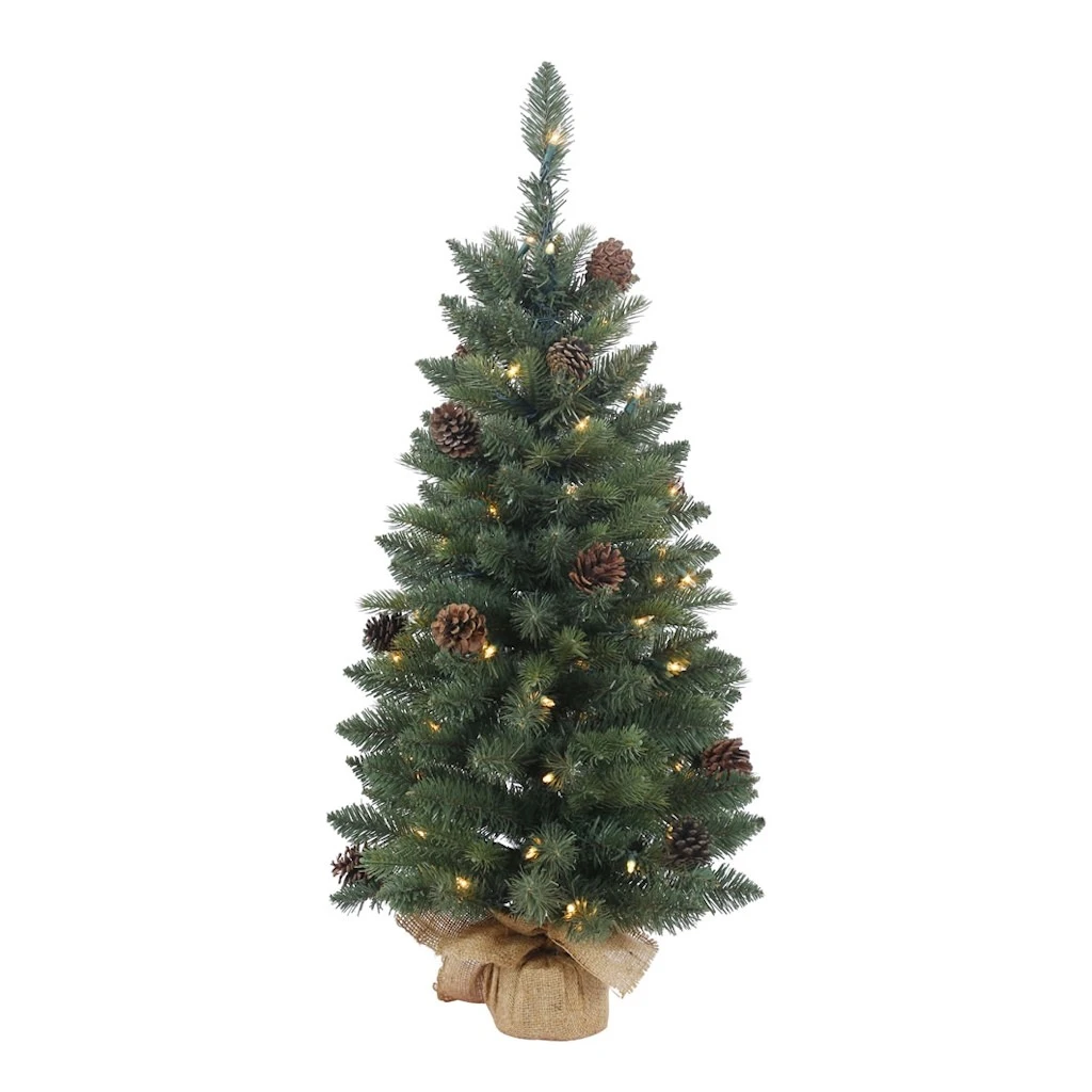 Vickerman Pre-Lit Artificial Christmas Tree (370261) 1 Vickerman Pre-Lit Artificial Christmas Tree (370261)