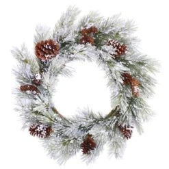 Vickerman Unlit Artificial Christmas Wreath (372333)