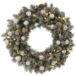 Vickerman Pre-Lit Artificial Christmas Wreath (372784)