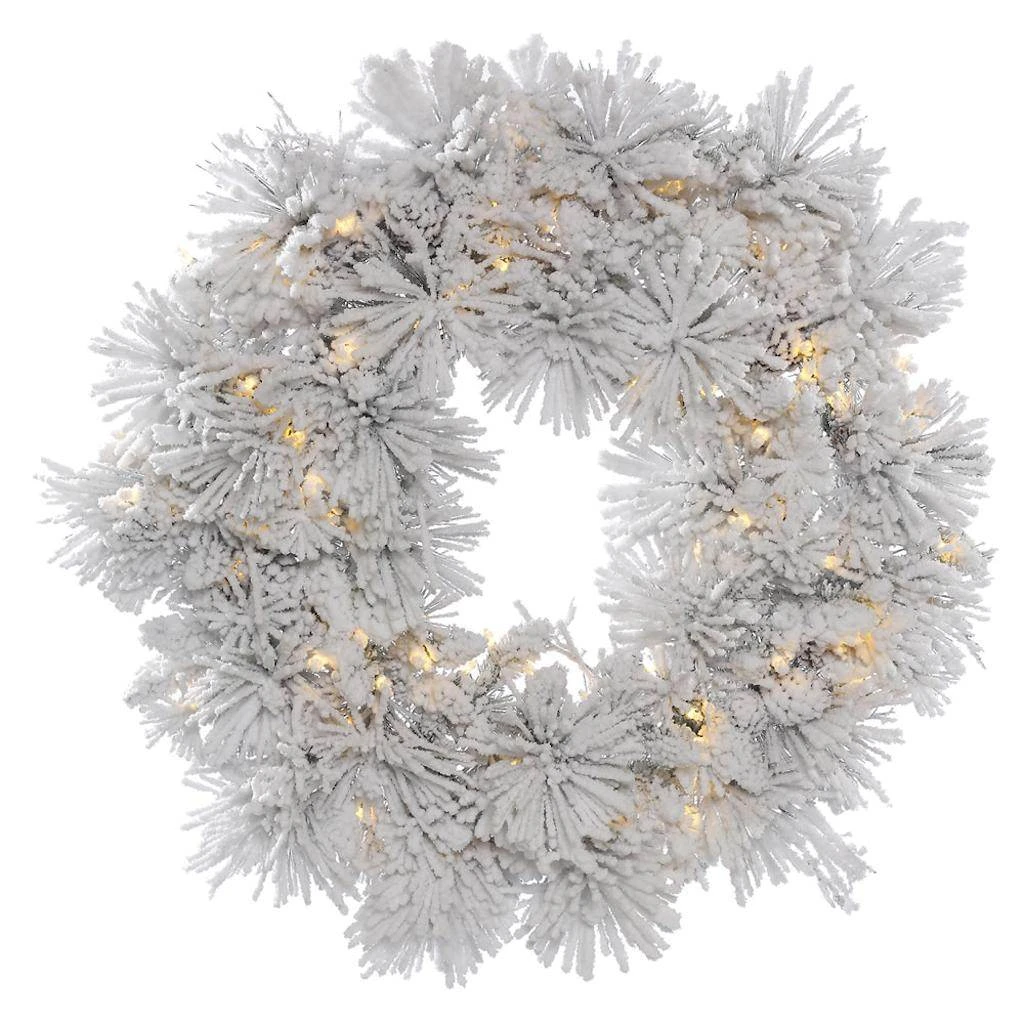 Vickerman Pre-Lit Artificial Christmas Wreath With Pine Cones (383964) 1 Vickerman Pre-Lit Artificial Christmas Wreath With Pine Cones (383964)