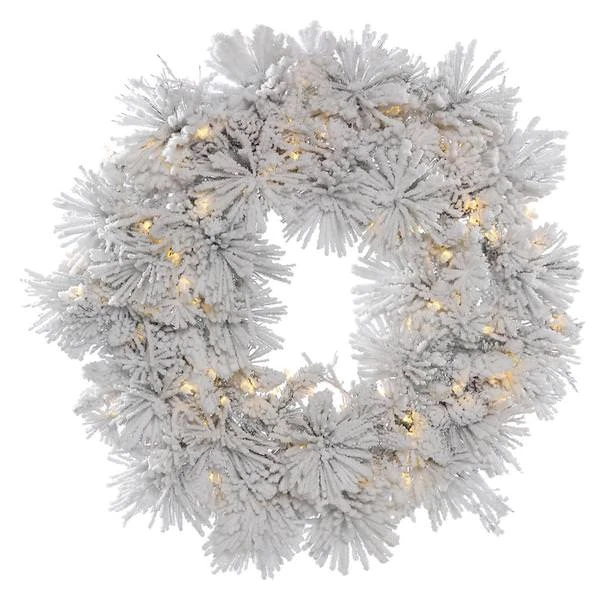 Vickerman Pre-Lit Artificial Christmas Wreath With Pine Cones (383964) 2 Vickerman Pre-Lit Artificial Christmas Wreath With Pine Cones (383964) - Image 2