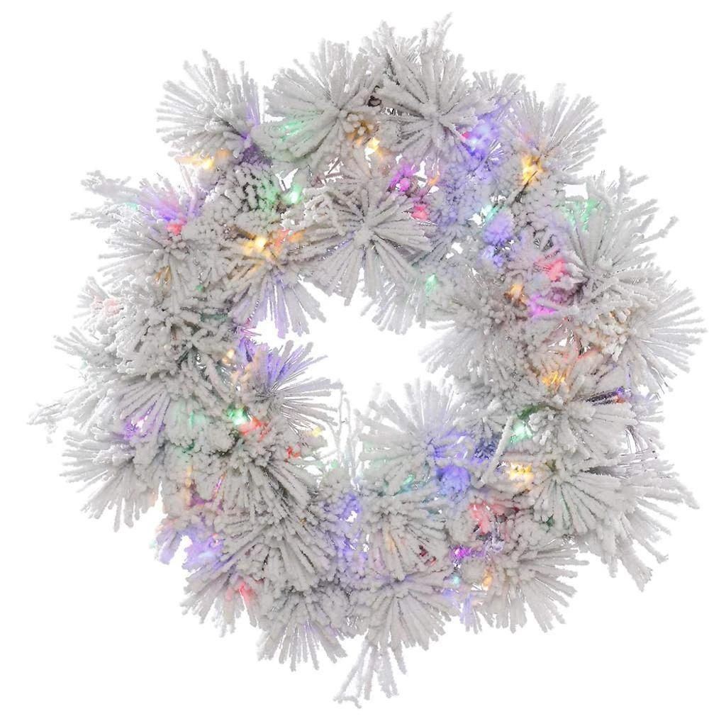 Vickerman Pre-Lit Artificial Christmas Wreath With Pine Cones (383933) 1 Vickerman Pre-Lit Artificial Christmas Wreath With Pine Cones (383933)
