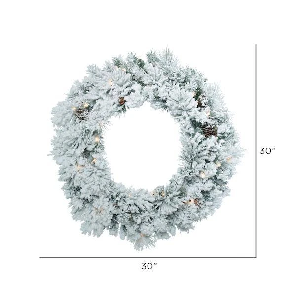 Vickerman Prelit Artificial Christmas Wreath (408698) 3 Vickerman Prelit Artificial Christmas Wreath (408698) - Image 3