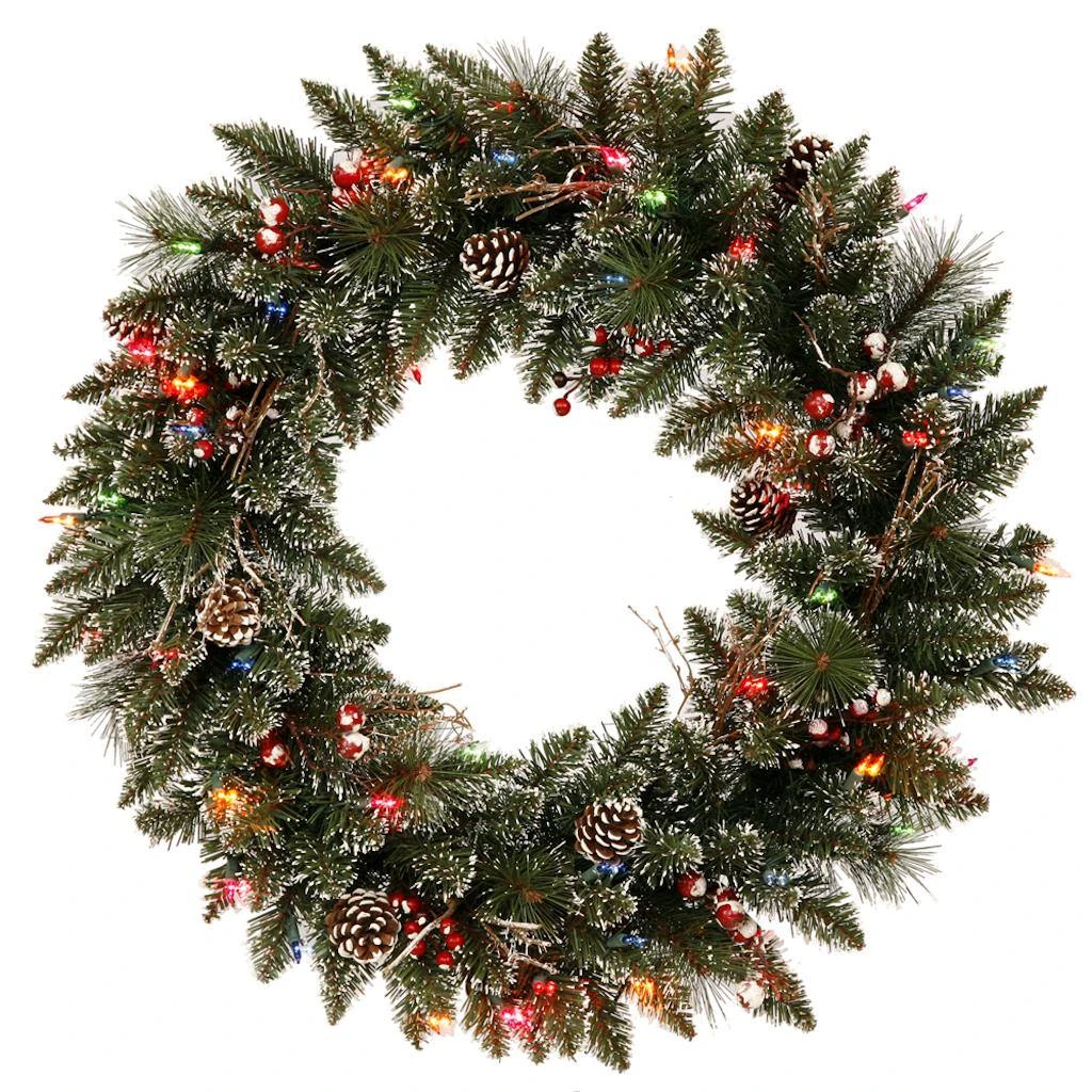 Vickerman Prelit Artificial Christmas Wreath (421161) 1 Vickerman Prelit Artificial Christmas Wreath (421161)