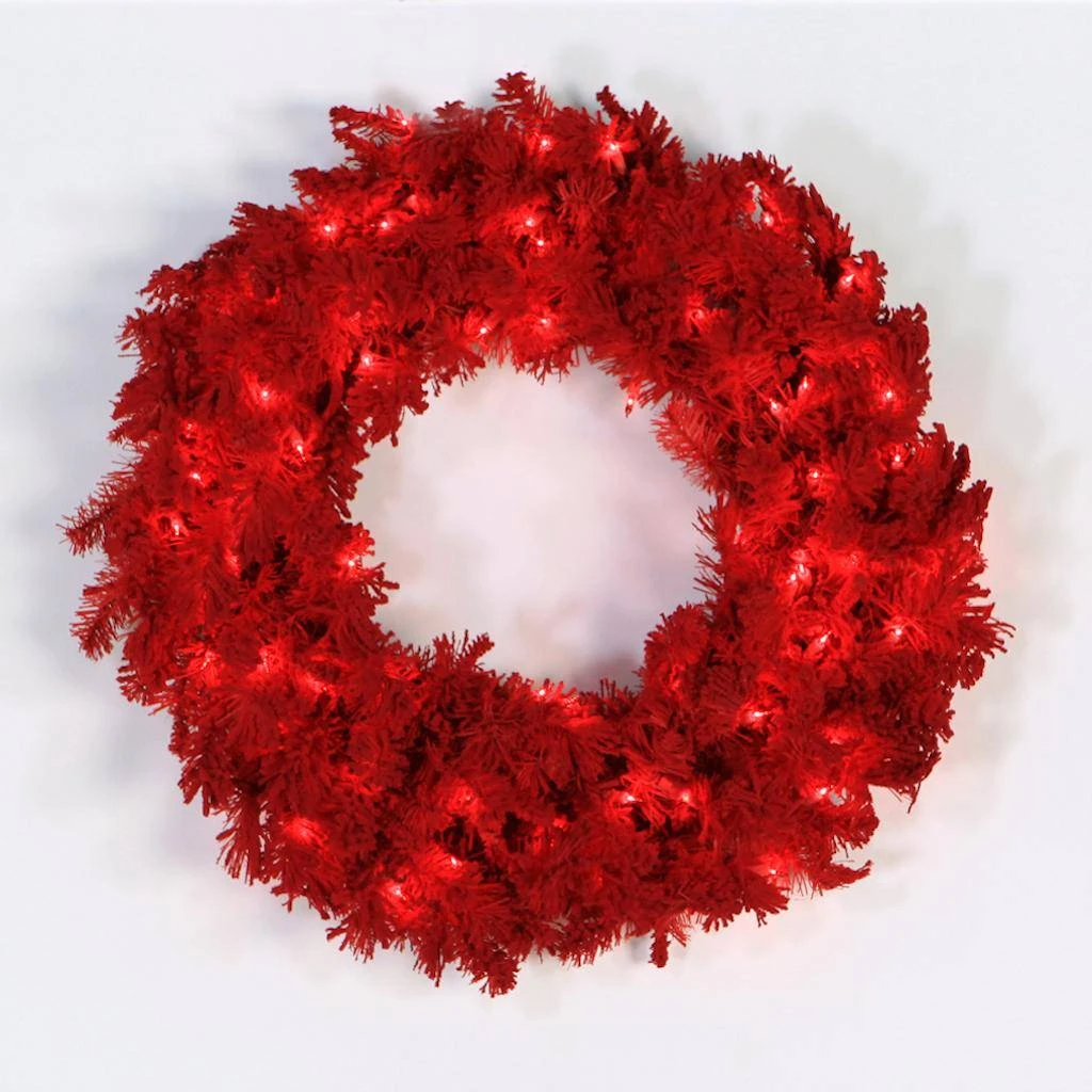 Vickerman Prelit Artificial Christmas Wreath (450703) 1 Vickerman Prelit Artificial Christmas Wreath (450703)