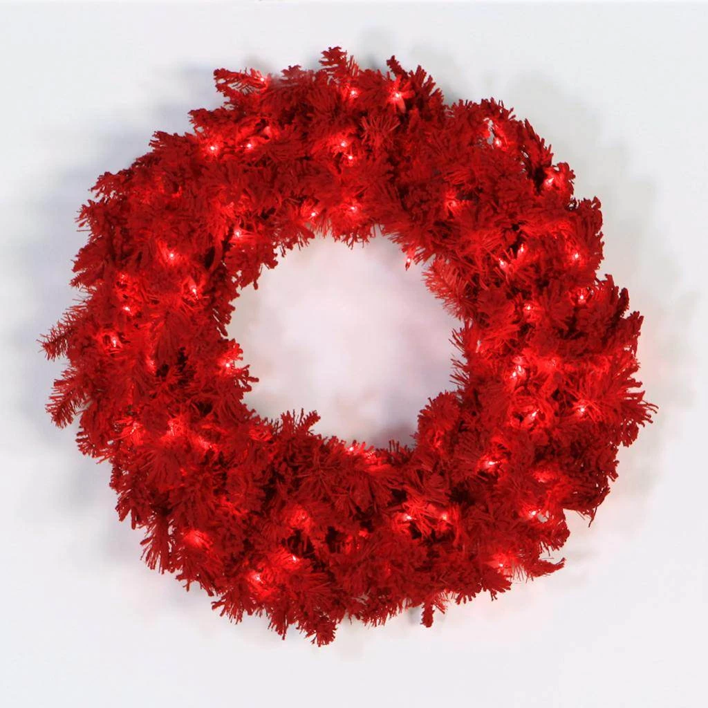 Vickerman Prelit Artificial Christmas Wreath (450710) 1 Vickerman Prelit Artificial Christmas Wreath (450710)