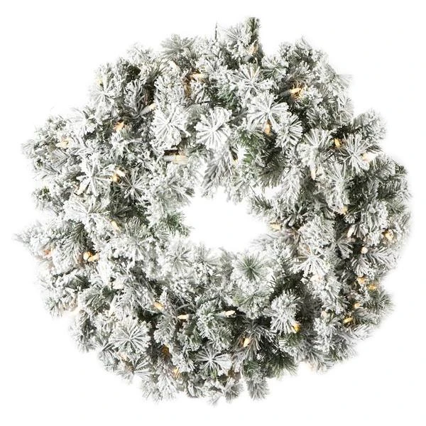 Vickerman Prelit Artificial Christmas Wreath (498552) 2 Vickerman Prelit Artificial Christmas Wreath (498552) - Image 2