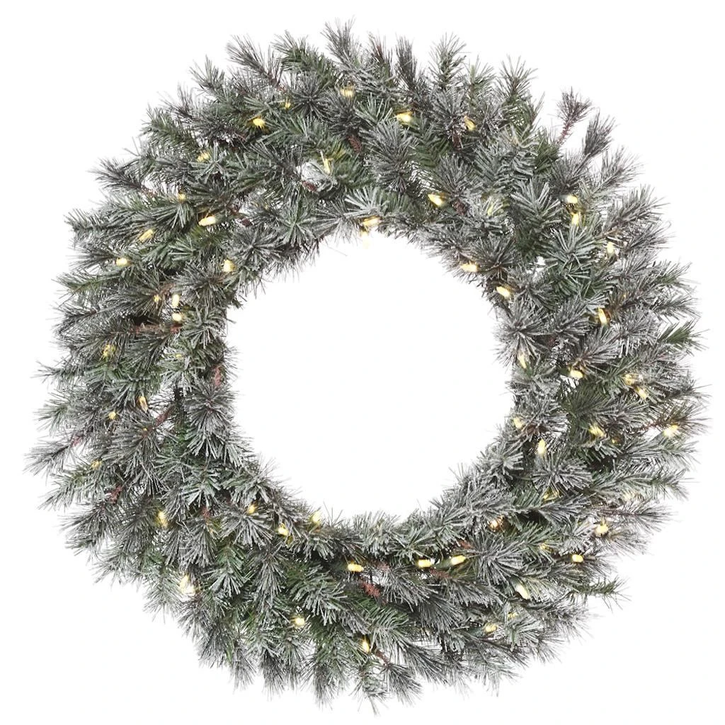 Vickerman Prelit Artificial Christmas Wreath (499054) 1 Vickerman Prelit Artificial Christmas Wreath (499054)