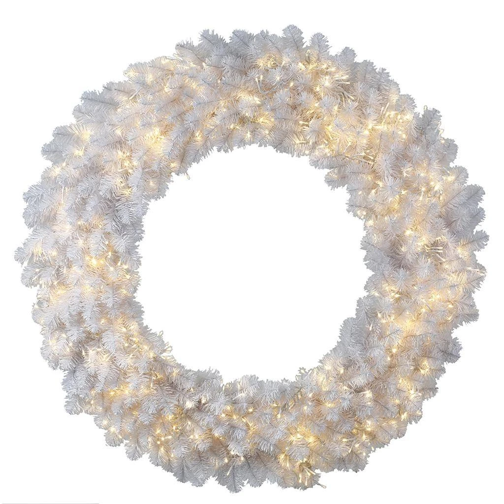 Vickerman Artificial Prelit Christmas Wreath (560785) 1 Vickerman Artificial Prelit Christmas Wreath (560785)