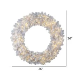 Vickerman Prelit Artificial Christmas Wreath (560778) -Light Bulbs Shop 5607782md