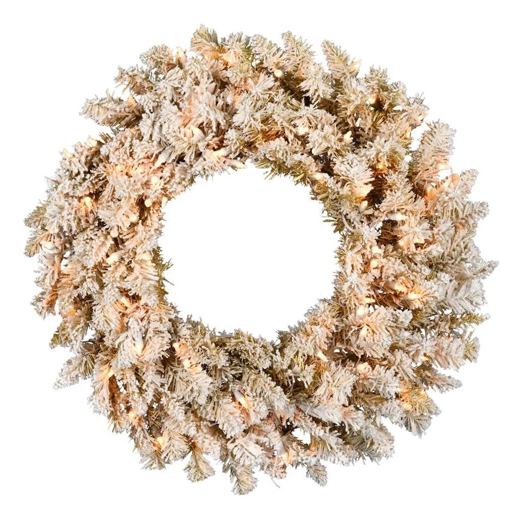 Vickerman Prelit Artificial Christmas Wreath (629185) 1 Vickerman Prelit Artificial Christmas Wreath (629185)