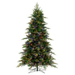 Vickerman Pre-Lit Artificial Christmas Tree With Pine Cones (676202)
