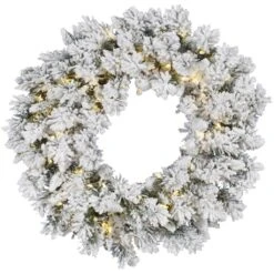 Vickerman Pre-Lit Artificial Christmas Wreath With Pine Cones (384008)