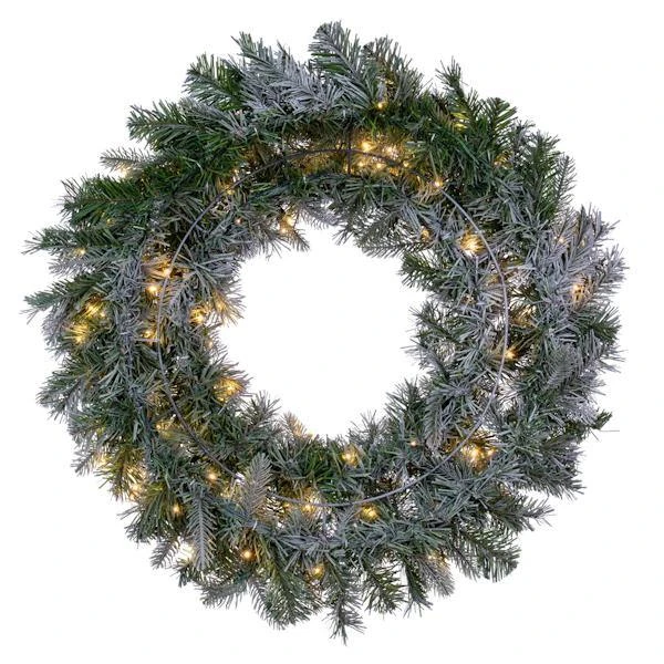 Vickerman Pre-Lit Artificial Christmas Wreath (692950) 3 Vickerman Pre-Lit Artificial Christmas Wreath (692950) - Image 3