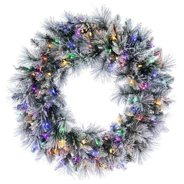 Vickerman Prelit Artificial Christmas Wreath (720974) 2 Vickerman Prelit Artificial Christmas Wreath (720974) - Image 2