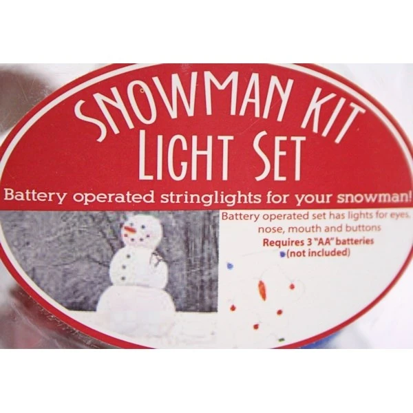 Dennis East Snowman Kit Light String Set (81612) 3 Dennis East Snowman Kit Light String Set (81612) - Image 3