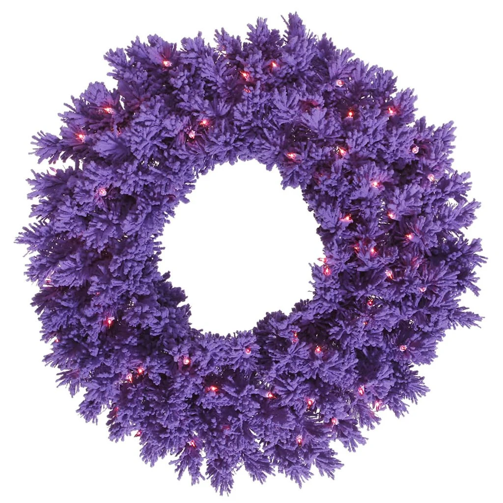 Vickerman Pre-Lit Artificial Christmas Wreath (28446) 1 Vickerman Pre-Lit Artificial Christmas Wreath (28446)