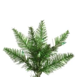 Vickerman Pre-Lit Christmas Tree (Includes On/Off Foot Switch) (28355) -Light Bulbs Shop Tinsel20Green20Branchmd