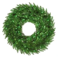 Vickerman Pre-Lit Artificial Christmas Wreath (28366)