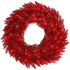 Vickerman Pre-Lit Artificial Christmas Wreath (28342)